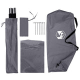 Tenda da auto con tetto Grigio e arancione 308 x 215 x 220 cm