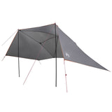 Tenda da auto con tetto Grigio e arancione 308 x 215 x 220 cm
