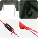 Tenda da auto con tetto Verde militare 308 x 215 x 220 cm