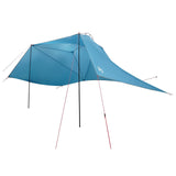Tenda da auto con tetto Blu 350 x 250 cm Poliestere e Acciaio