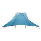 Tenda da auto con tetto Blu 350 x 250 cm Poliestere e Acciaio