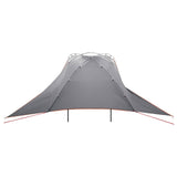 Tenda da auto con tetto Grigio e arancione 350 x 250 cm