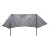 Tenda da auto con tetto Grigio e arancione 350 x 250 cm