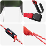 Tenda da auto Verde militare 350 x 250 cm Poliestere e Acciaio