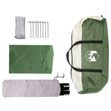 Tenda da veicolo Verde 518 x 580 x 215 cm Poliestere e Acciaio