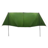 Tenda da veicolo Verde 518 x 580 x 215 cm Poliestere e Acciaio