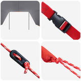 Tenda da veicolo Grigio e arancione 518 x 580 x 215 cm