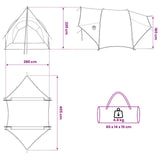 Tenda da coda resistente all'acqua Blu 405 x 280 x 220 cm