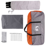 Tenda da coda resistente all'acqua Grigio e arancione