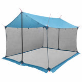 Telo da campeggio con pareti in rete Blu 340 x 260 x 220 cm