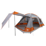 Tenda Capanna con tetto Grigio e arancione 12-Persone