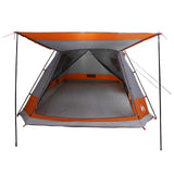Tenda Capanna con tetto Grigio e arancione 12-Persone