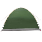 Tenda Capanna con tetto Verde 6 persone Poliestere e Acciaio