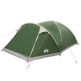 Tenda Capanna con tetto Verde 8 persone Poliestere e Acciaio