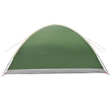 Tenda Capanna con tetto Verde 8 persone Poliestere e Acciaio