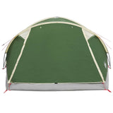 Tenda Capanna con tetto Verde 8 persone Poliestere e Acciaio
