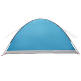 Tenda Capanna con tetto Blu 8 persone Poliestere e Acciaio
