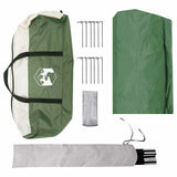 Telo da campeggio resistente all'acqua Verde 550 x 400 x 230 cm