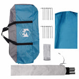 Telo da campeggio resistente all'acqua Blu 550 x 400 x 230 cm