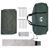 Telo da campeggio resistente all'acqua Verde militare