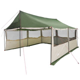 Tenda Familiare Verde 450 x 400 x 265 cm Poliestere e Acciaio