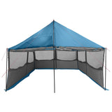 Tenda Familiare Blu 450 x 400 x 265 cm Poliestere e Acciaio