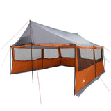 Tenda Familiare con tetto Grigio e arancione 450 x 400 x 265 cm
