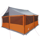 Tenda Familiare con tetto Grigio e arancione 450 x 400 x 265 cm