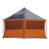 Tenda Familiare con tetto Grigio e arancione 450 x 400 x 265 cm