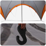 Tenda Party con tetto Grigio e arancione 500 x 500 x 350 cm