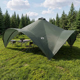 Tenda Party con tetto Verde militare 500 x 500 x 350 cm
