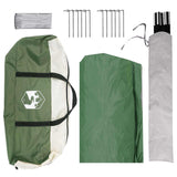 Tenda Party Verde 400 x 400 x 320 cm Poliestere e Acciaio