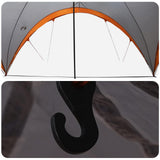Tenda Party con tetto Grigio e arancione 400 x 400 x 320 cm