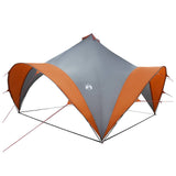Tenda Party con tetto Grigio e arancione 400 x 400 x 320 cm
