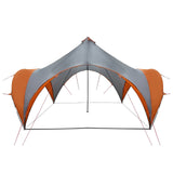 Tenda Party con tetto Grigio e arancione 400 x 400 x 320 cm
