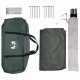 Tenda Party con tetto Verde militare 400 x 400 x 320 cm
