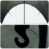 Tenda Party con tetto Verde militare 400 x 400 x 320 cm