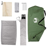 Tenda da campeggio con tetto Verde 190 x 140 x 105 cm