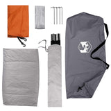 Tenda da campeggio Grigio e arancione 190 x 140 x 105 cm