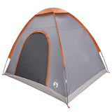 Tenda da campeggio Grigio e arancione 190 x 140 x 105 cm