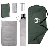 Tenda da campeggio con tetto Verde militare 190 x 140 x 105 cm