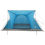 Tenda da campeggio con tetto Blu 6 persone Poliestere e Acciaio