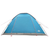 Tenda da campeggio con tetto Blu 6 persone Poliestere e Acciaio