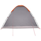 Tenda da campeggio con tetto Grigio e arancione 6 persone