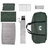 Tenda da campeggio con tetto Verde militare 335 x 275 x 180 cm