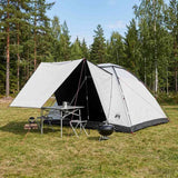 Tenda da campeggio con tetto Bianco Blackout 335 x 275 x 180 cm