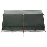 Tenda a tunnel Verde militare 8 persone Poliestere e Acciaio