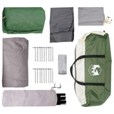 Tenda a tunnel Verde 366 x 244 x 198 cm Poliestere e Acciaio