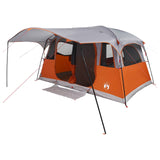 Tenda a tunnel con tetto Grigio e arancione 366 x 244 x 198 cm