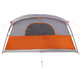 Tenda a tunnel con tetto Grigio e arancione 366 x 244 x 198 cm